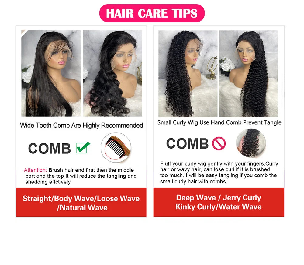 250 Density Body Wave 13x6 Hd Lace Frontal Wig Human Hair 13x4 Hd Pre Plucked Lace Wigs For Women 360 Full Lace Front Hair Wigs