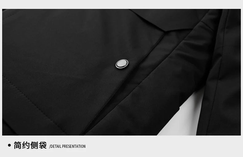 Top Grade Thicken Fashion Casual Outerwear Winter Designer Hooded Parka Coat Warm Mens Newest Jacket Windbreaker Mens Clothes