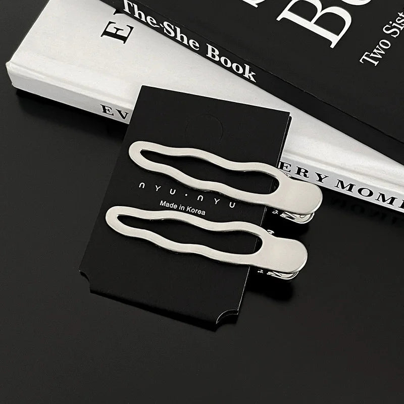 Women Metal Y2K Hair Clips Exquisite Duckbill Clip Girls Hairpins Side Bangs Barrettes Hairclip Girls Fashion Hair Accessories