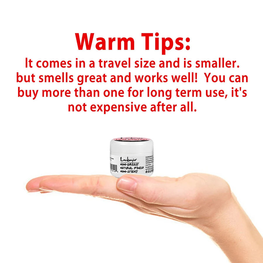 4pcs/Set 30g Edge Control Gel for Women Non-greasy Long Lasting Anti-frizz Wax Natural Ingredients Finishing Gel Cream and Brush