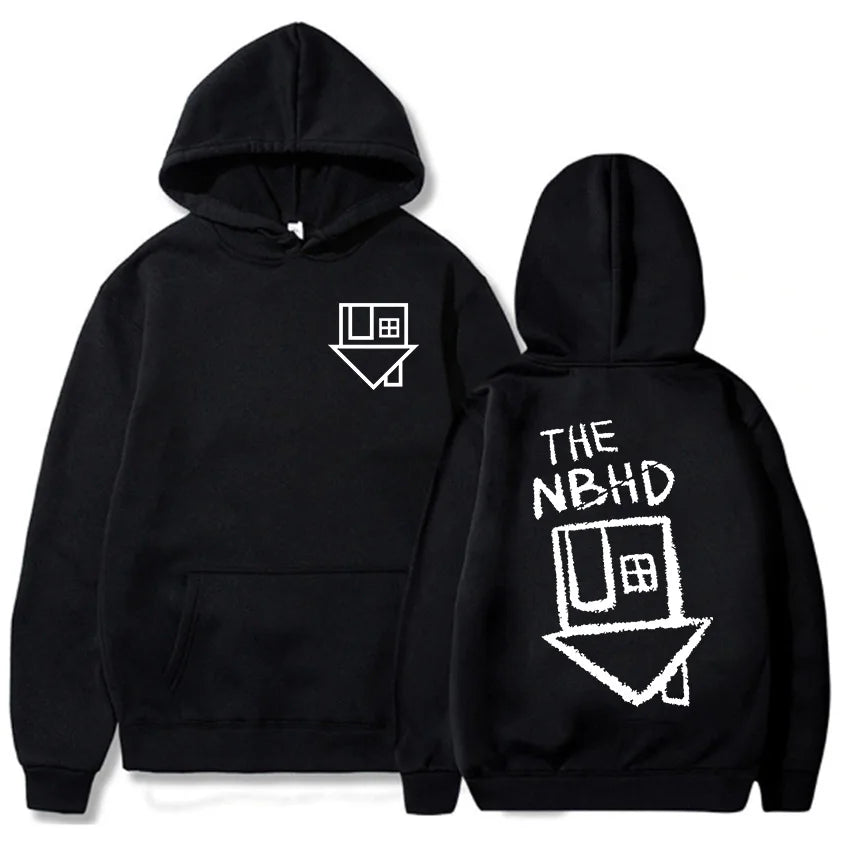 Mens Women Clothes The Neighbourhood Band Printing Sweatshirts Unisex Streetwear Winter Comfortable Hooded New Autumn Pullovers