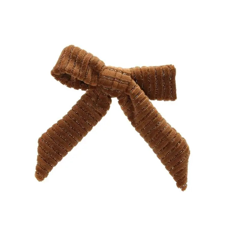 A10 New winter velvett  bow elegant headband fashion children hairband hair accessories baby clip OEM