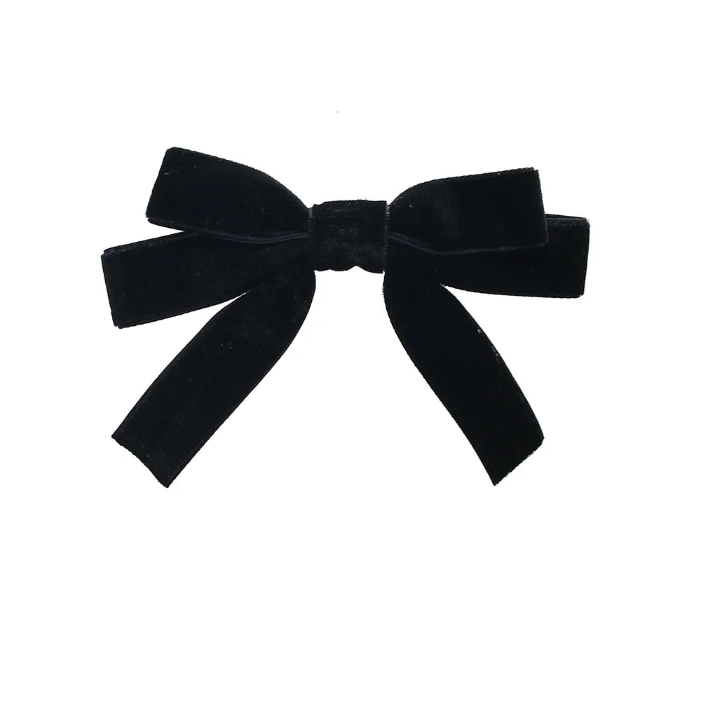 A10 New winter velvett  bow elegant headband fashion children hairband hair accessories baby clip OEM