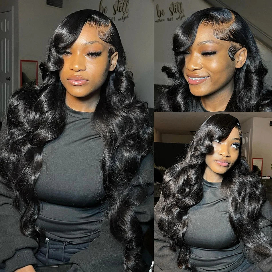 250 Density Body Wave 13x6 Hd Lace Frontal Wig Human Hair 13x4 Hd Pre Plucked Lace Wigs For Women 360 Full Lace Front Hair Wigs