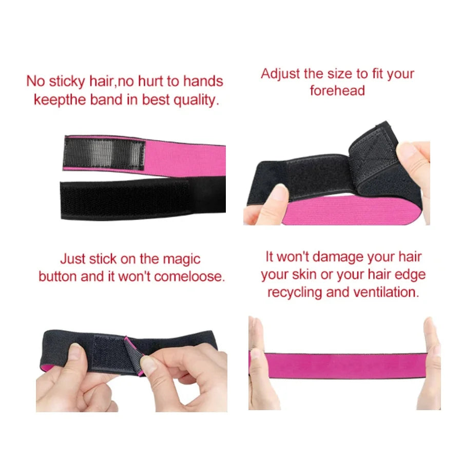 4pcs/Set 30g Edge Control Gel for Women Non-greasy Long Lasting Anti-frizz Wax Natural Ingredients Finishing Gel Cream and Brush