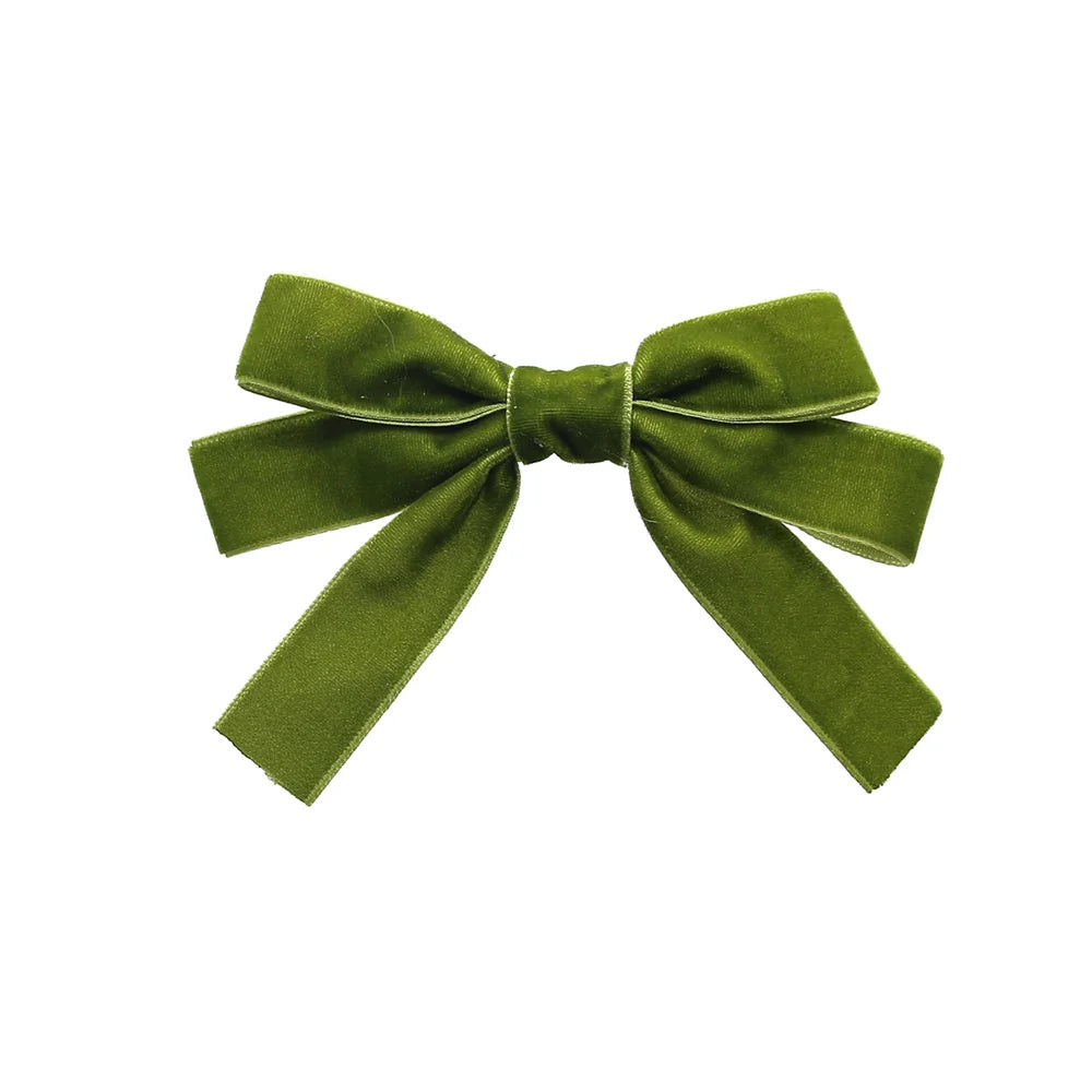 A10 New winter velvett  bow elegant headband fashion children hairband hair accessories baby clip OEM