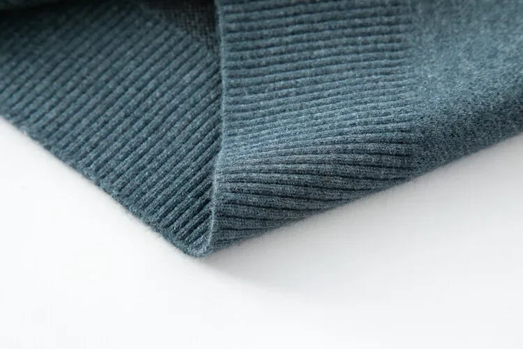 New High Quality Men's  Fashion Business Casual Knitted Sweater Warm Pullover Tops Mens Clothes