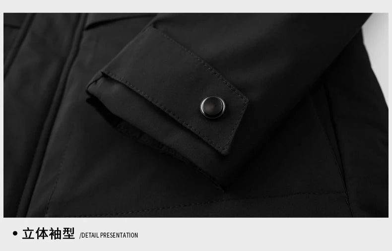 Top Grade Thicken Fashion Casual Outerwear Winter Designer Hooded Parka Coat Warm Mens Newest Jacket Windbreaker Mens Clothes