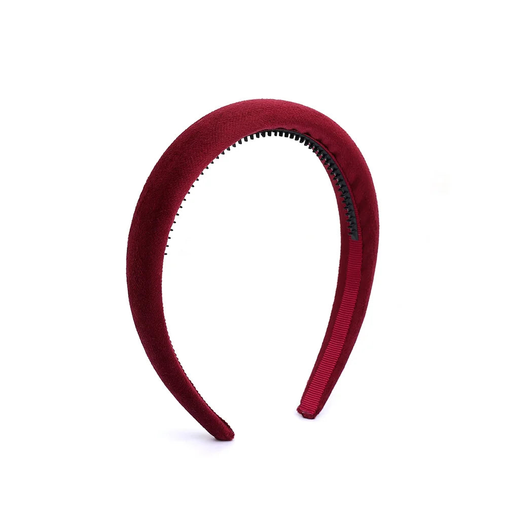 A29 New winter velvett bow elegant headband fashion children hairband hair accessories baby clip OEM