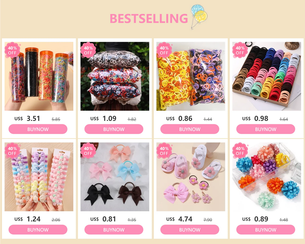 500Pcs Girls Colourful Disposable Rubber Band Elastic Hair Bands Headband Children Ponytail Holder Bands For Kids Accessories