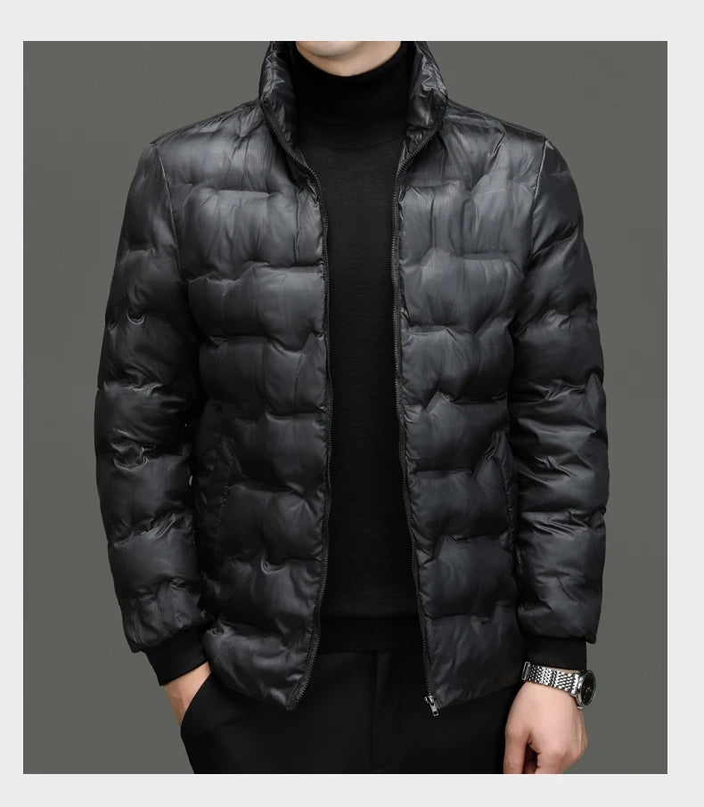 Top Grade Thicken Fashion Casual Outerwear Winter Designer Hooded Parka Coat Warm Mens Newest Jacket Windbreaker Mens Clothes