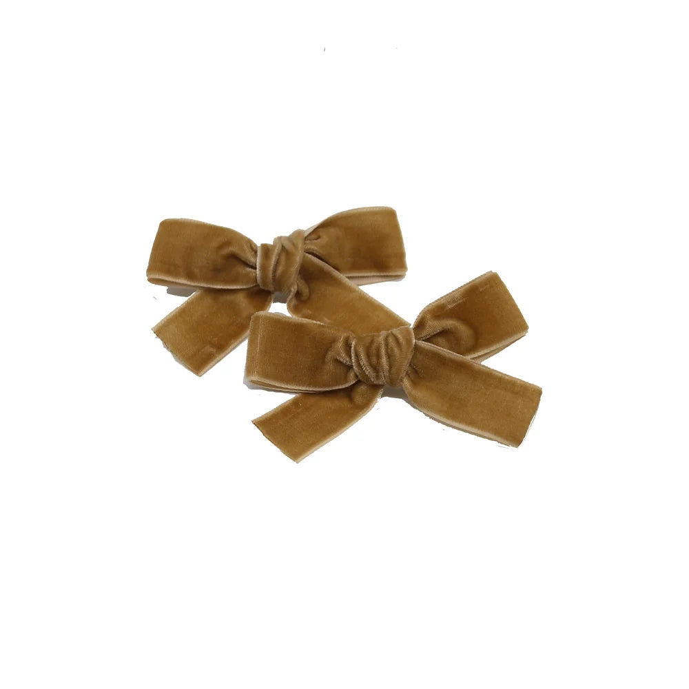 A10 New winter velvett  bow elegant headband fashion children hairband hair accessories baby clip OEM