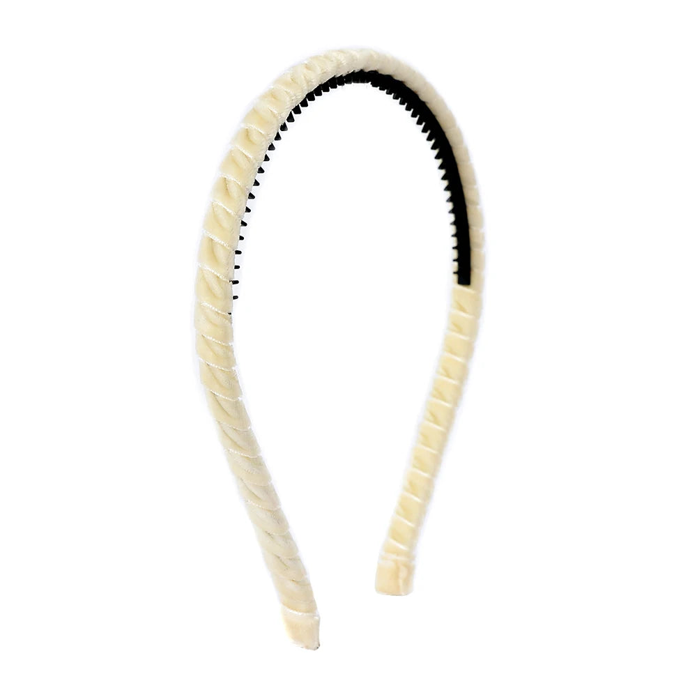 A10 New winter velvett  bow elegant headband fashion children hairband hair accessories baby clip OEM