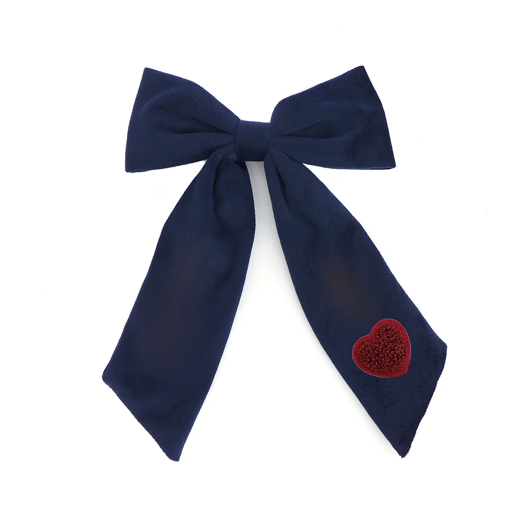 A29 New winter velvett bow elegant headband fashion children hairband hair accessories baby clip OEM