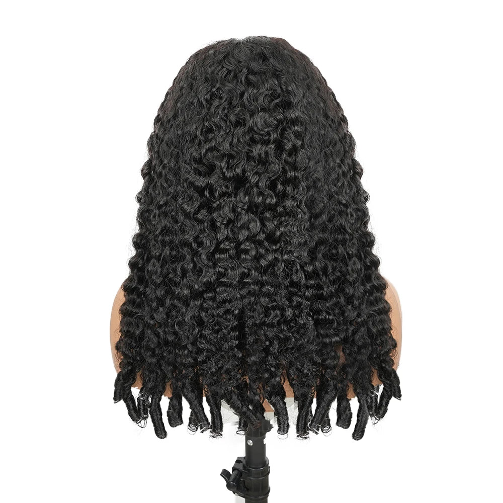 12A Burmese Curly Human Hair Wigs For Women Brazilian Pixie Curls 200% Transparent Lace Frontal Wig Burmese Curly Full Lace Wi