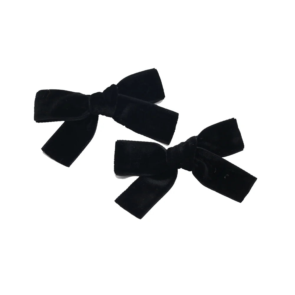 A10 New winter velvett  bow elegant headband fashion children hairband hair accessories baby clip OEM