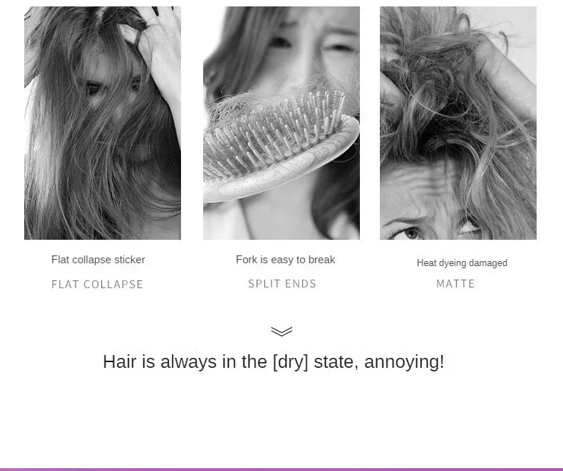 Hair Styling Serum for Frizzy & Dry Hair Rose Essence Oil Capsules  Leave-in Anti Frizz Conditioner Repairs Dry, Damaged Hair