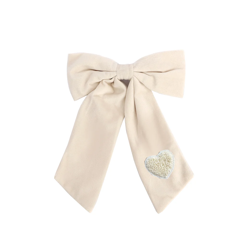 A29 New winter velvett bow elegant headband fashion children hairband hair accessories baby clip OEM