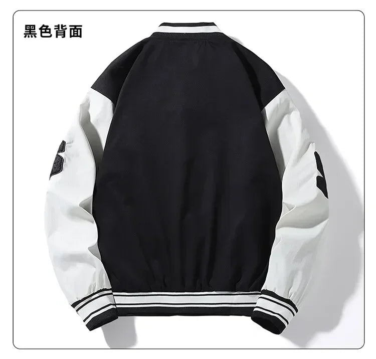 Mens Clothes Loose Fashion Baseball Uniform Outdoor Biker Travel Coat Men Loose Jacket Sportswear Motorcycle Jacket Men's Coat