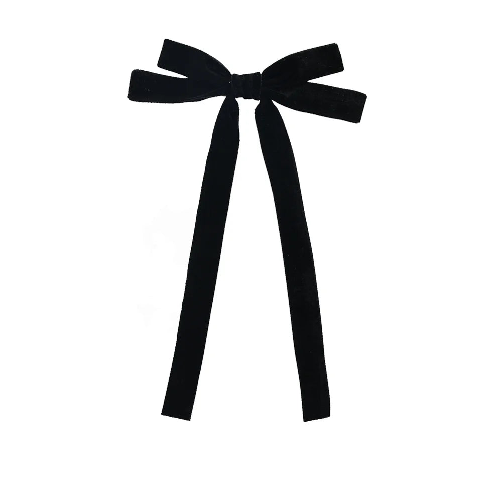 A10 New winter velvett  bow elegant headband fashion children hairband hair accessories baby clip OEM