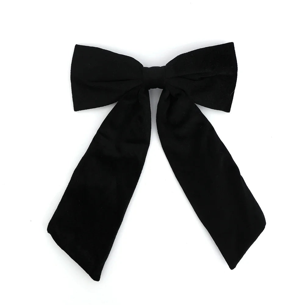 A29 New winter velvett bow elegant headband fashion children hairband hair accessories baby clip OEM