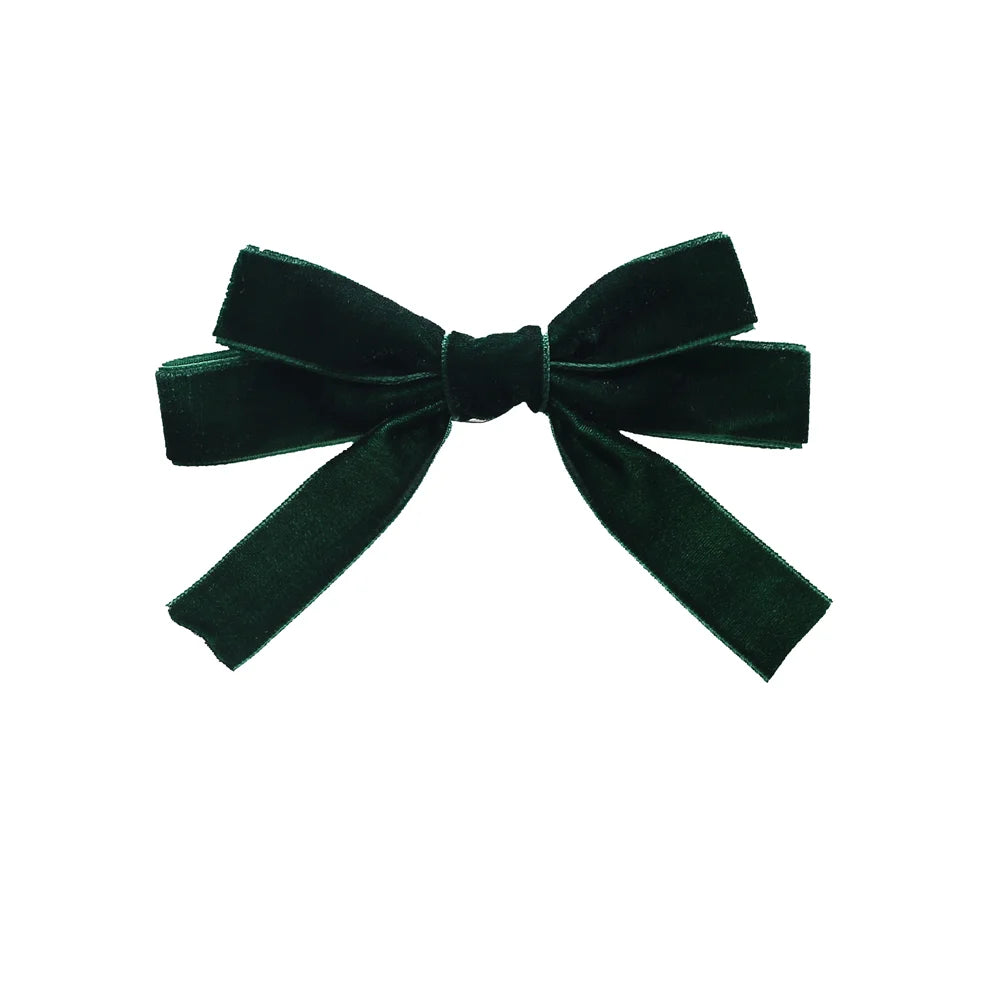 A10 New winter velvett  bow elegant headband fashion children hairband hair accessories baby clip OEM