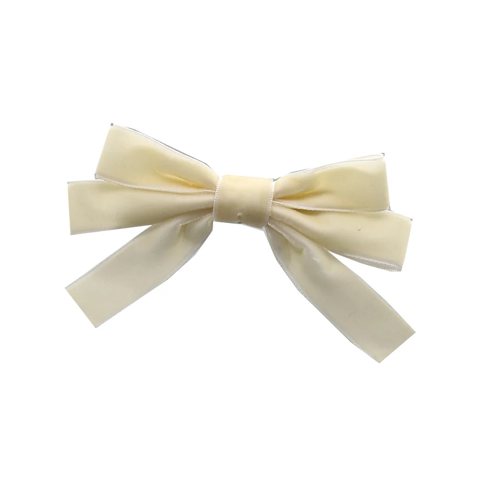 A10 New winter velvett  bow elegant headband fashion children hairband hair accessories baby clip OEM