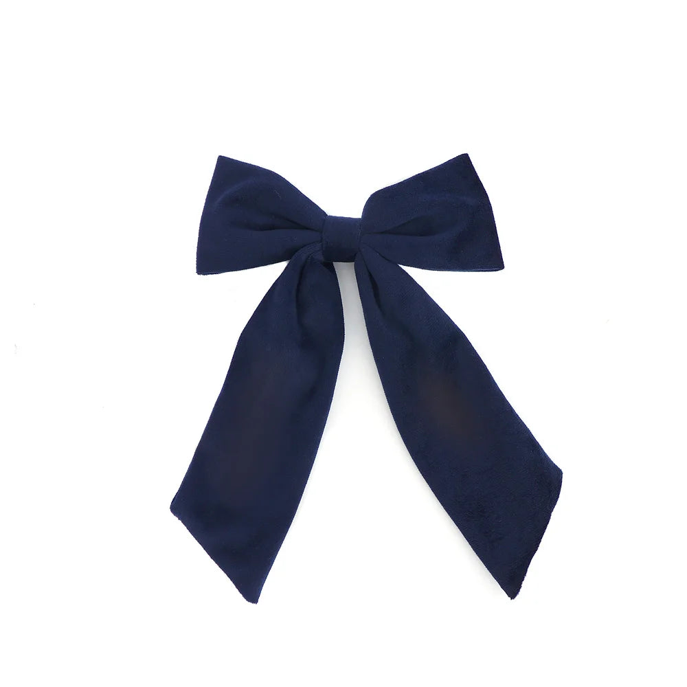 A29 New winter velvett bow elegant headband fashion children hairband hair accessories baby clip OEM