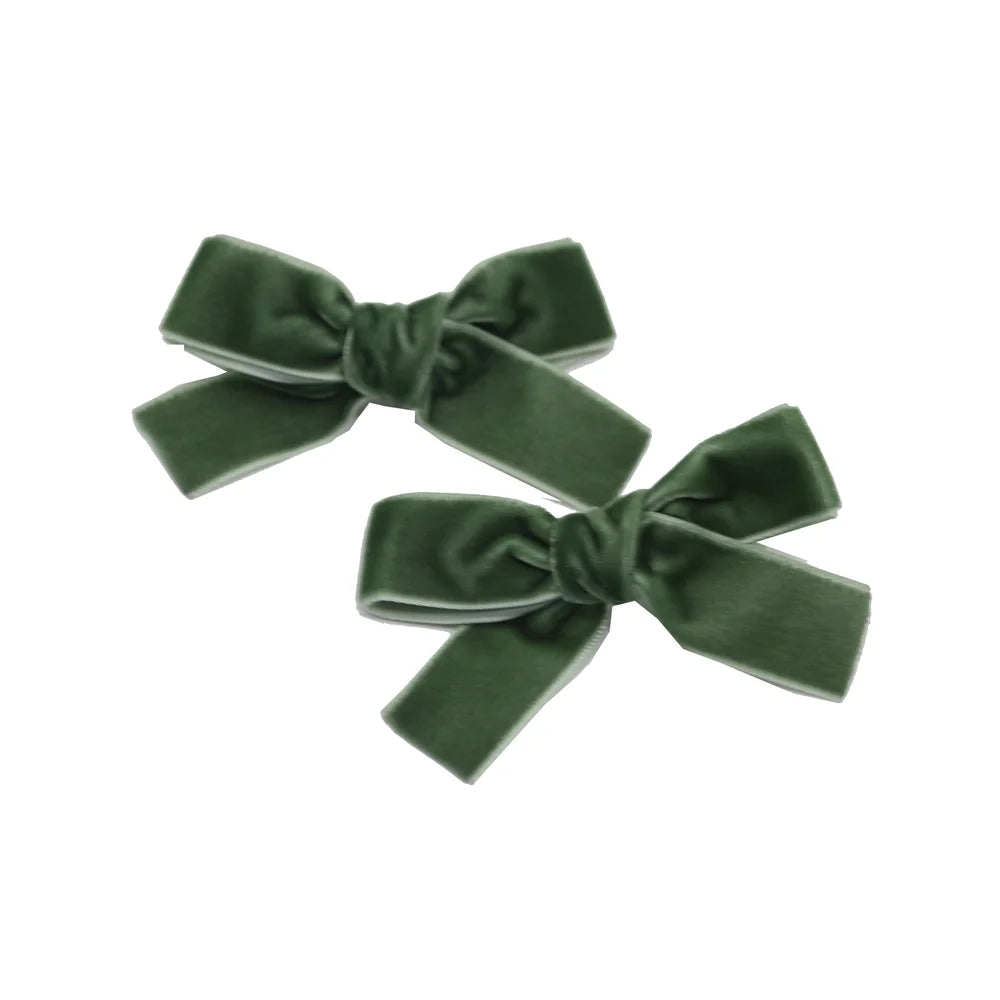 A10 New winter velvett  bow elegant headband fashion children hairband hair accessories baby clip OEM