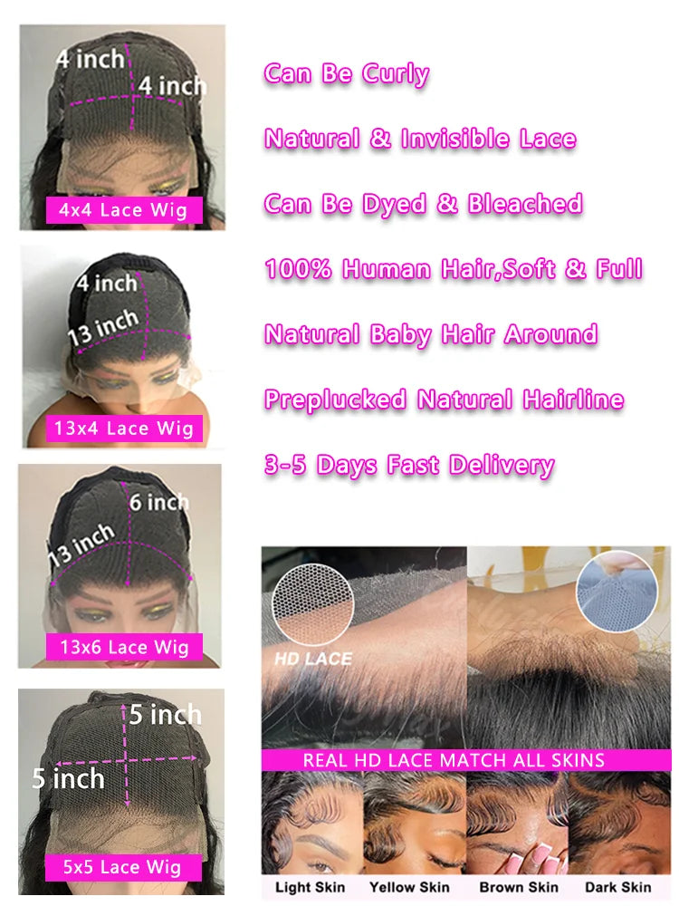 40 Inch Hot Red 13x6 Hd Lace Frontal Wig Deep Wave Wig Human Hair Brazilian Colored Water Wave Lace Front Wig 4x4 5x5 For Women