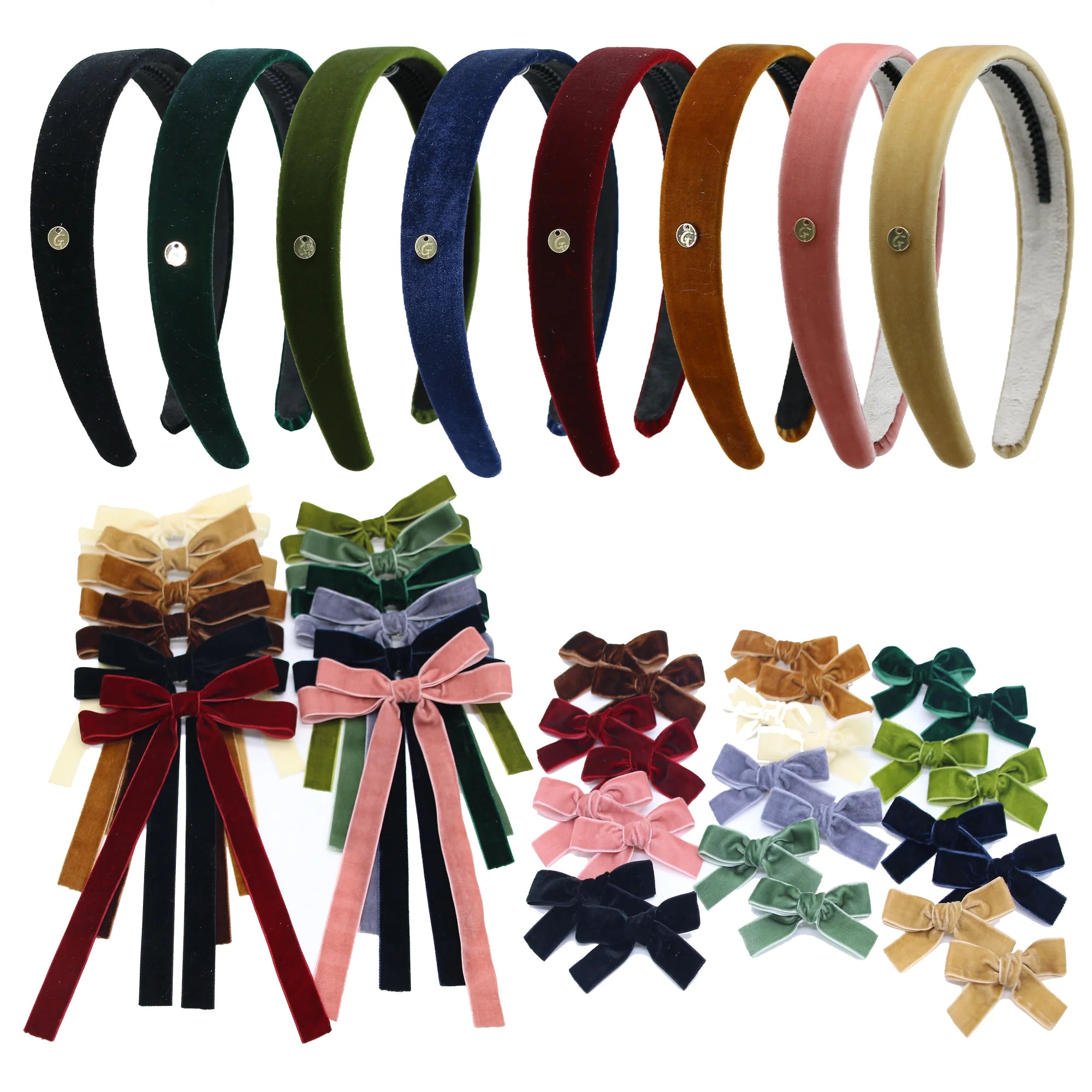 A10 New winter velvett  bow elegant headband fashion children hairband hair accessories baby clip OEM