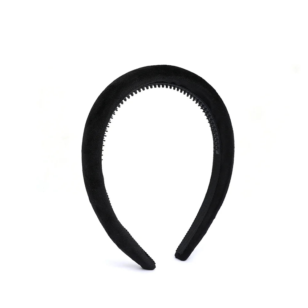 A29 New winter velvett bow elegant headband fashion children hairband hair accessories baby clip OEM