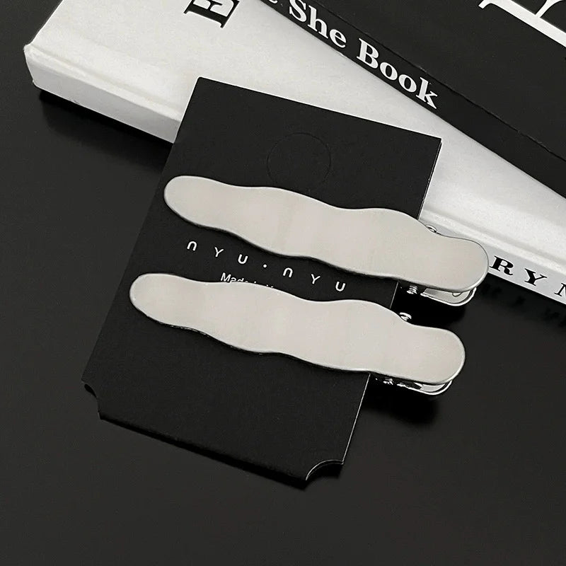 Women Metal Y2K Hair Clips Exquisite Duckbill Clip Girls Hairpins Side Bangs Barrettes Hairclip Girls Fashion Hair Accessories