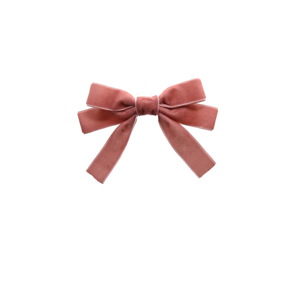 A10 New winter velvett  bow elegant headband fashion children hairband hair accessories baby clip OEM