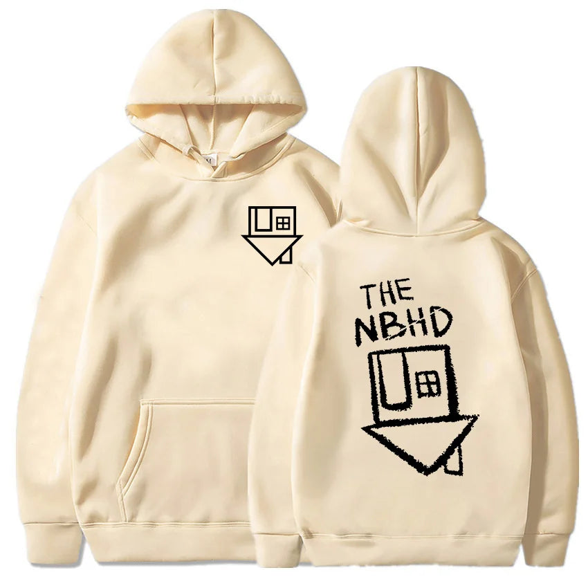 Mens Women Clothes The Neighbourhood Band Printing Sweatshirts Unisex Streetwear Winter Comfortable Hooded New Autumn Pullovers