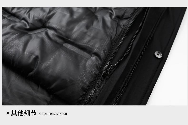 Top Grade Thicken Fashion Casual Outerwear Winter Designer Hooded Parka Coat Warm Mens Newest Jacket Windbreaker Mens Clothes