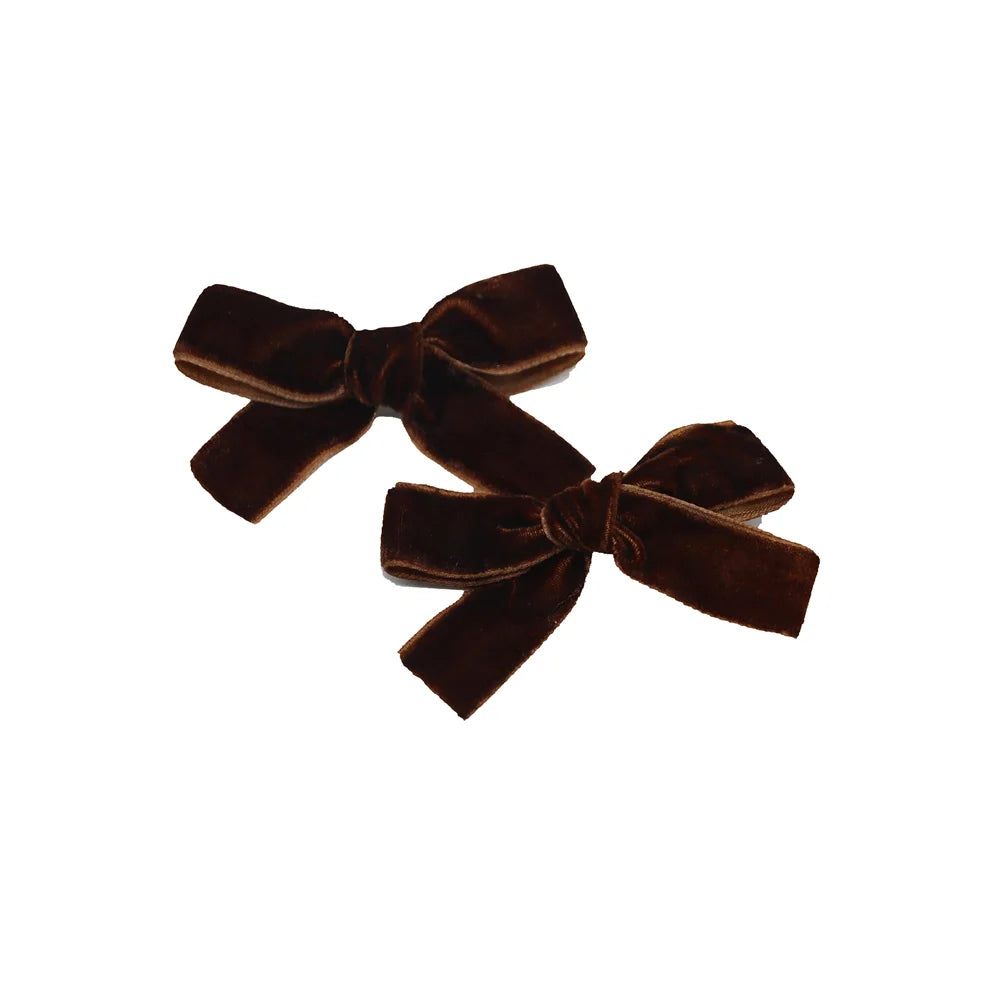 A10 New winter velvett  bow elegant headband fashion children hairband hair accessories baby clip OEM