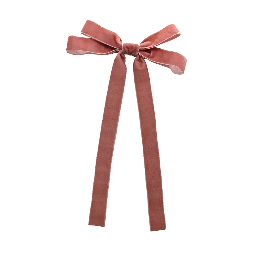 A10 New winter velvett  bow elegant headband fashion children hairband hair accessories baby clip OEM