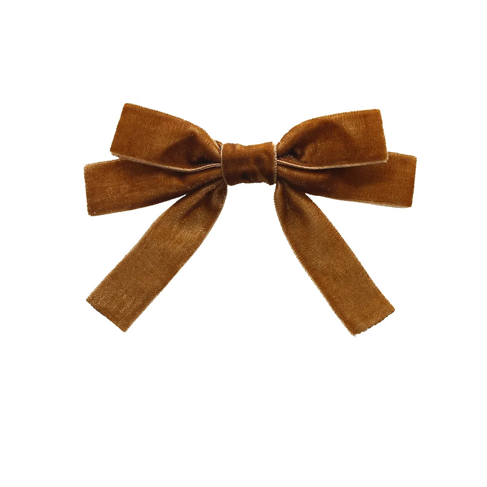 A10 New winter velvett  bow elegant headband fashion children hairband hair accessories baby clip OEM