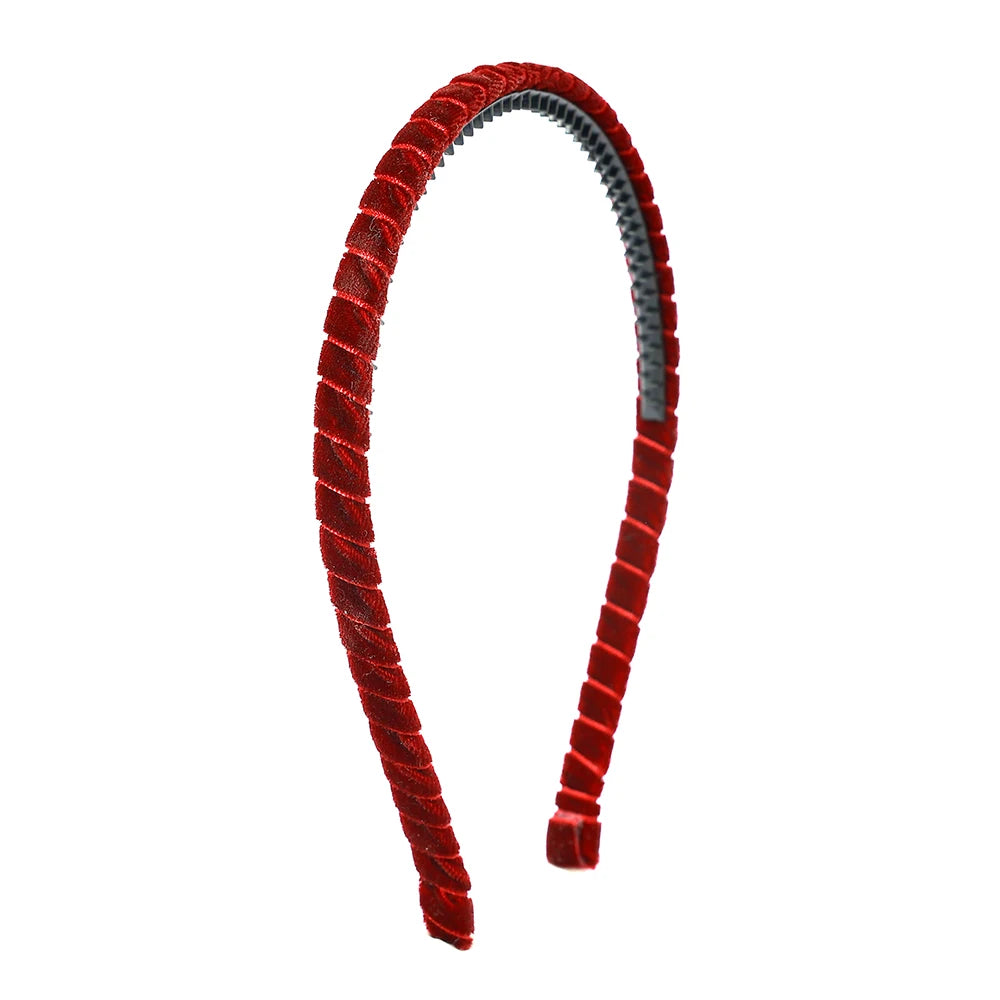 A10 New winter velvett  bow elegant headband fashion children hairband hair accessories baby clip OEM