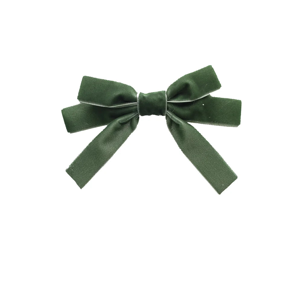 A10 New winter velvett  bow elegant headband fashion children hairband hair accessories baby clip OEM