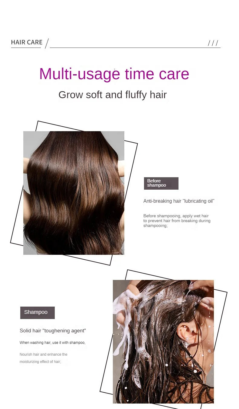 Hair Styling Serum for Frizzy & Dry Hair Rose Essence Oil Capsules  Leave-in Anti Frizz Conditioner Repairs Dry, Damaged Hair