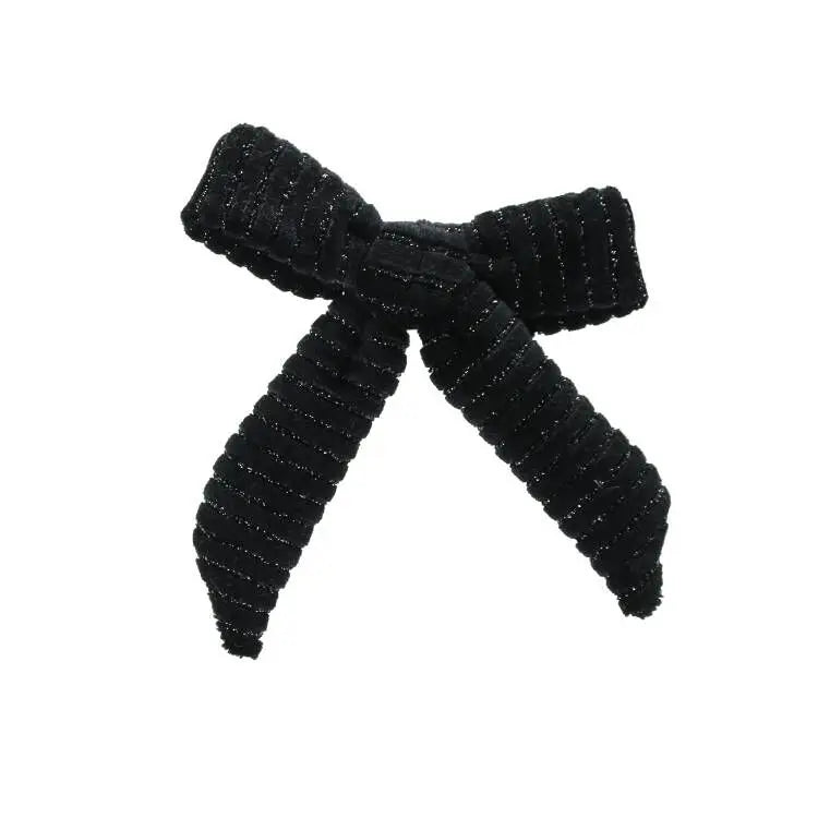 A10 New winter velvett  bow elegant headband fashion children hairband hair accessories baby clip OEM