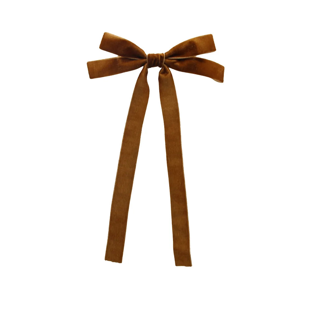 A10 New winter velvett  bow elegant headband fashion children hairband hair accessories baby clip OEM