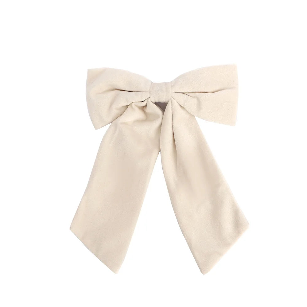 A29 New winter velvett bow elegant headband fashion children hairband hair accessories baby clip OEM