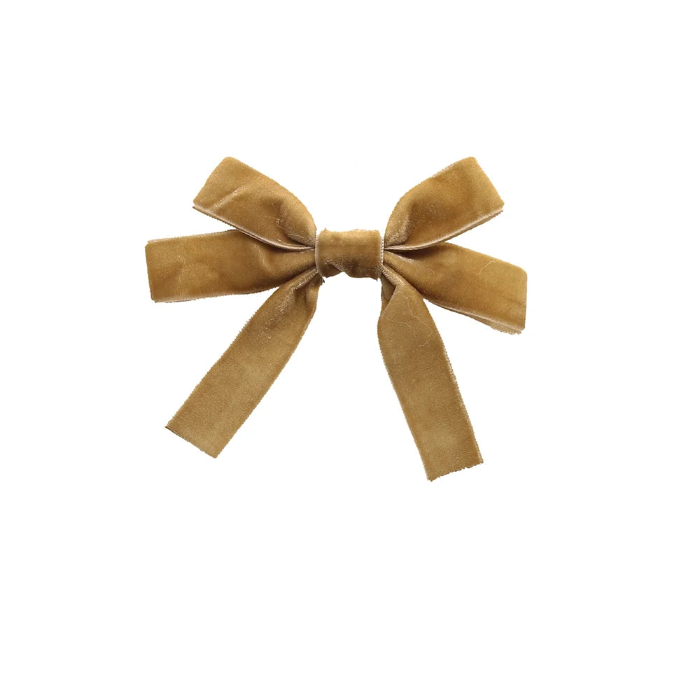 A10 New winter velvett  bow elegant headband fashion children hairband hair accessories baby clip OEM