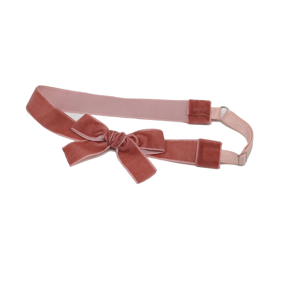 A10 New winter velvett  bow elegant headband fashion children hairband hair accessories baby clip OEM